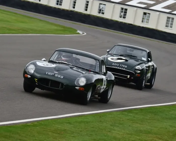 Rights Managed : CM16 2114 Martin Stretton, Anthony Reid, Jaguar E-Type, Matt Neal, Chris Beighton Rights Managed : CM16 2114 Martin Stretton, Anthony Reid, Jaguar E-Type, Matt Neal, Chris Beighton