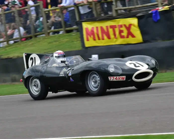 Rights Managed : CM16 2177 Andy Wallace, Jaguar D type, Long nose