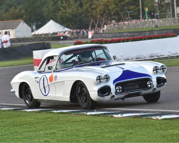 Rights Managed : CM16 2433 Charles Clegg, Henry Arundel, Chevrolet Corvette C1 Rights Managed : CM16 2433 Charles Clegg, Henry Arundel, Chevrolet Corvette C1