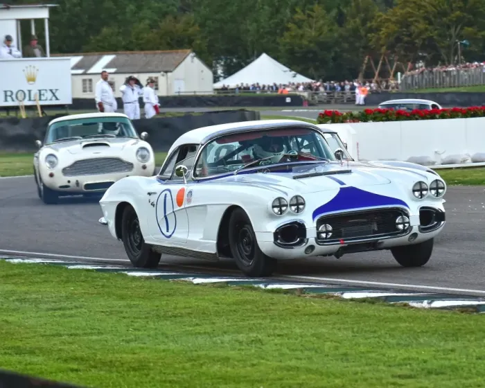 Rights Managed : CM16 2457 Charles Clegg, Henry Arundel, Chevrolet Corvette C1 Rights Managed : CM16 2457 Charles Clegg, Henry Arundel, Chevrolet Corvette C1