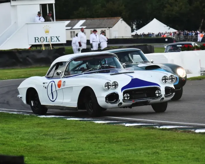 Rights Managed : CM16 2478 Charles Clegg, Henry Arundel, Chevrolet Corvette C1 Rights Managed : CM16 2478 Charles Clegg, Henry Arundel, Chevrolet Corvette C1