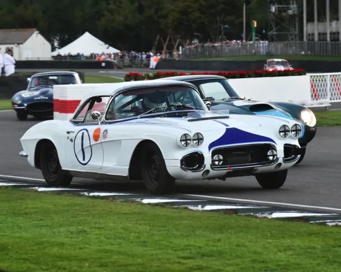 Rights Managed : CM16 2479 Charles Clegg, Henry Arundel, Chevrolet Corvette C1 Rights Managed : CM16 2479 Charles Clegg, Henry Arundel, Chevrolet Corvette C1