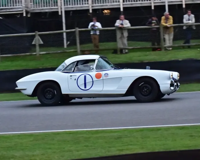 Rights Managed : CM16 2561 Charles Clegg, Henry Arundel, Chevrolet Corvette C1 Rights Managed : CM16 2561 Charles Clegg, Henry Arundel, Chevrolet Corvette C1