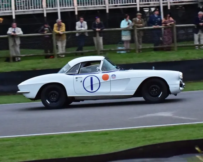 Rights Managed : CM16 2562 Charles Clegg, Henry Arundel, Chevrolet Corvette C1 Rights Managed : CM16 2562 Charles Clegg, Henry Arundel, Chevrolet Corvette C1