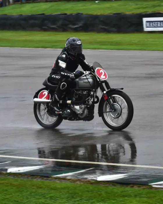 Rights Managed : CM16 3246 Roger Ashby, Brian Morrison, Triumph Thunderbird Rights Managed : CM16 3246 Roger Ashby, Brian Morrison, Triumph Thunderbird