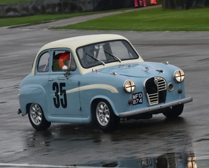 Rights Managed : CM16 3443 Rupert Keegan, Bruce Chapman, Austin A35 Rights Managed : CM16 3443 Rupert Keegan, Bruce Chapman, Austin A35