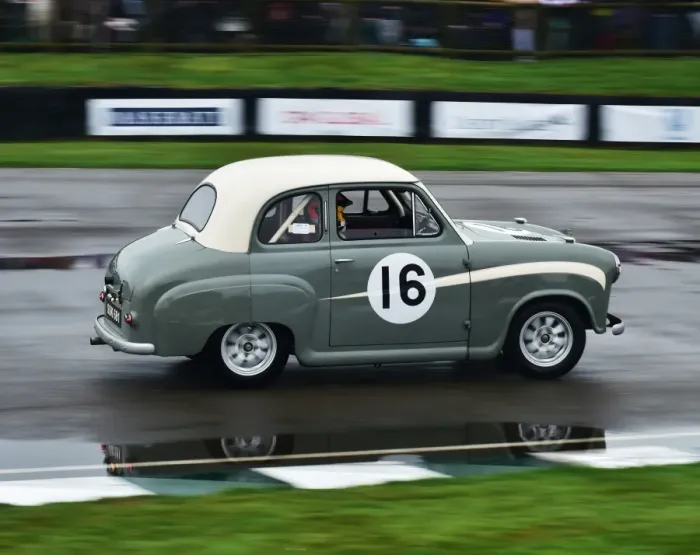 Rights Managed : CM16 3601 Karun Chandhok, Ivan Dutton, Austin A30 Rights Managed : CM16 3601 Karun Chandhok, Ivan Dutton, Austin A30