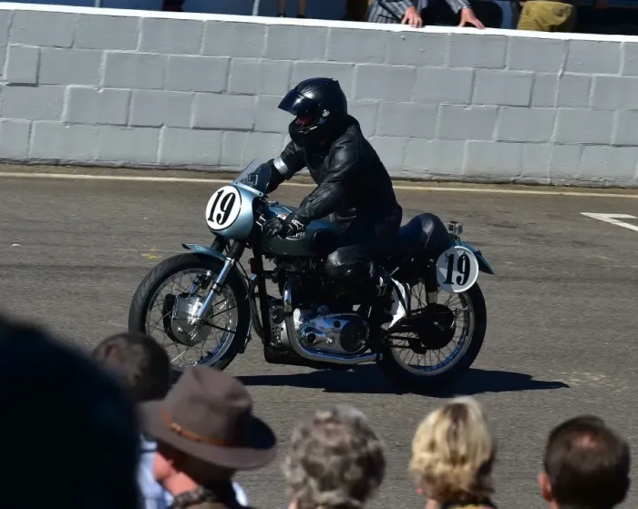 Rights Managed : CM16 3716 Kevin Rushworth, Derek Crutchlow, Triumph T110 Rights Managed : CM16 3716 Kevin Rushworth, Derek Crutchlow, Triumph T110
