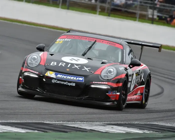 Framed Print : CM16 5609 Barrie Baxter, Porsche 911 GT3 Cup