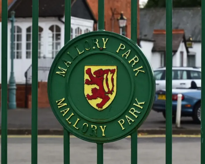 Framed Print : CM16 6321 Mallory Park gates Framed Print : CM16 6321 Mallory Park gates