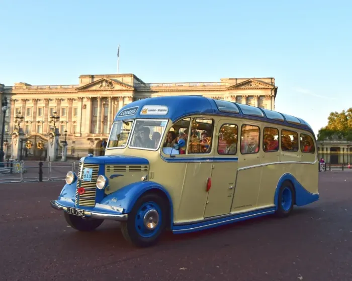 Framed Print : CM17 1877 Chris Evans Vintage bus