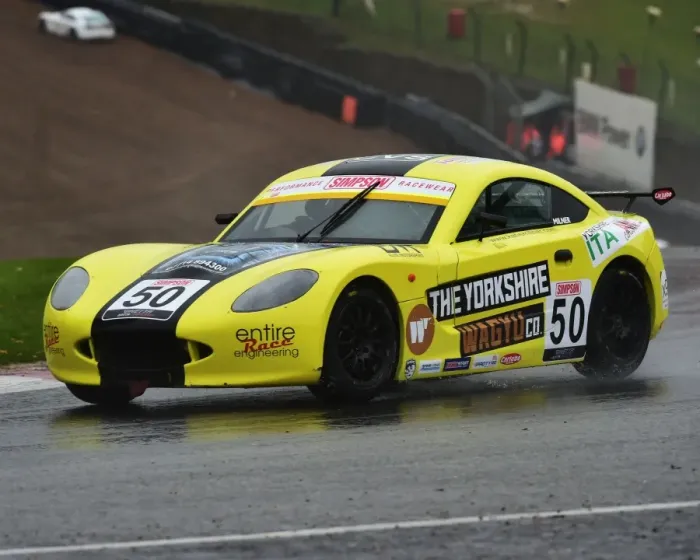Framed Print : CM17 2630bwb Katie Milner, Ginetta G40