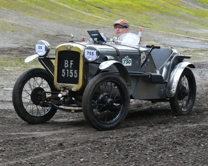 Framed Print : CM17 5160 Olly Sanders, Paul Milner, Austin 7 Ulster