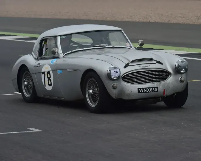 Framed Print : CM17 6511 Sean Bramhall, Austin Healey 100-6