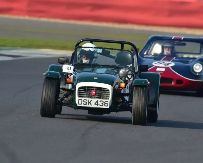 Framed Print : CM17 7015 Roger Tushingham, Caterham Seven Framed Print : CM17 7015 Roger Tushingham, Caterham Seven