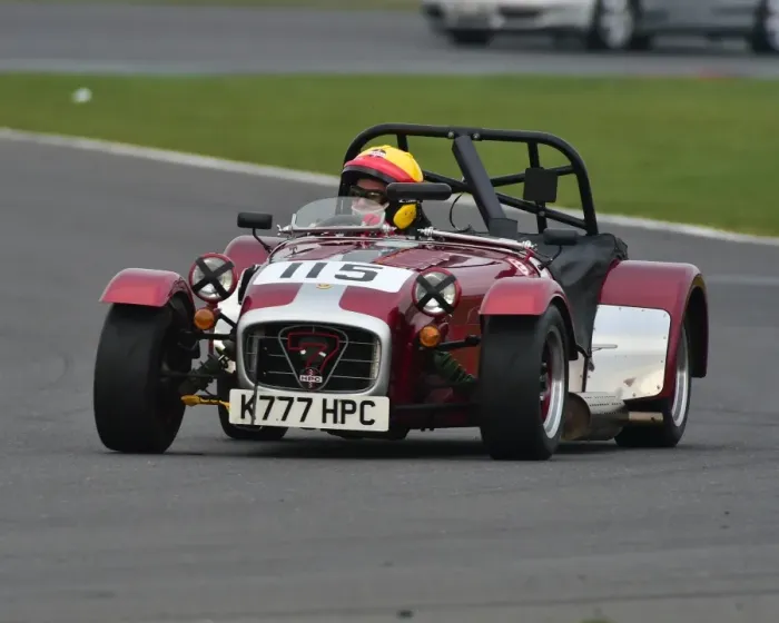 Framed Print : CM17 7098 John Lyon, Caterham Super Seven HPC