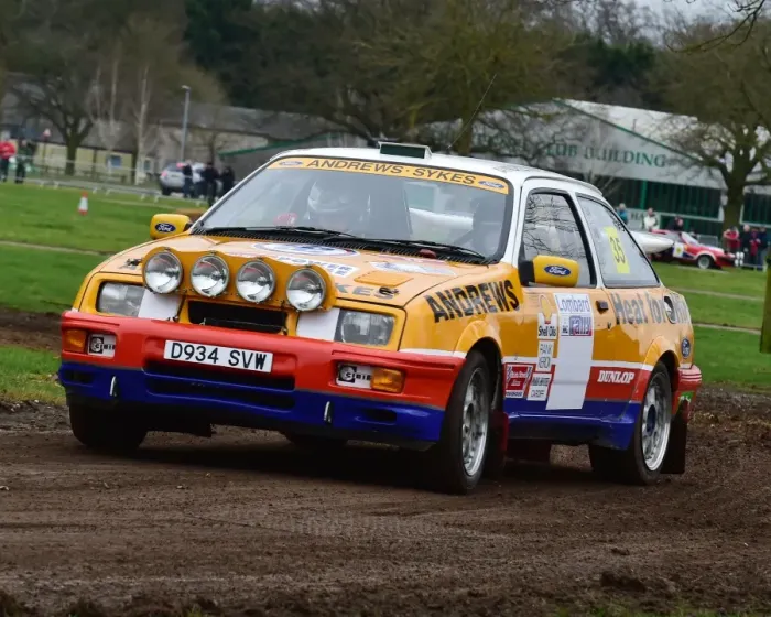 Framed Print : CM17 7844 Jason Lepley, Ford Sierra Cosworth Framed Print : CM17 7844 Jason Lepley, Ford Sierra Cosworth