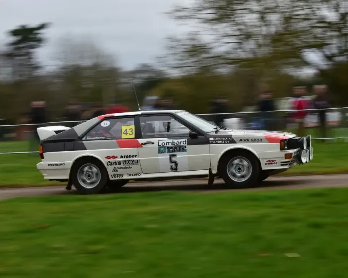 Framed Print : CM17 7975 Tim Clarke, Andy Trayner, Audi Quattro
