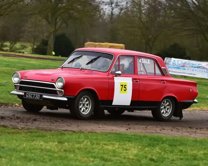 Framed Print : CM17 8014 Roger Platt, Ford Cortina Mk1