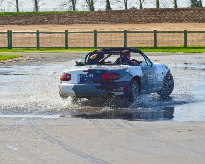 Framed Print : CM17 8557 Mazda MX5, skid pan Framed Print : CM17 8557 Mazda MX5, skid pan