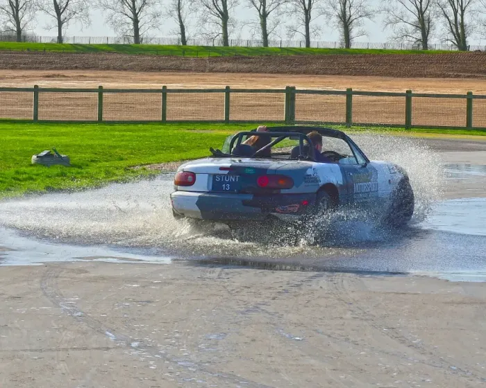Framed Print : CM17 8560 Mazda MX5, skid pan