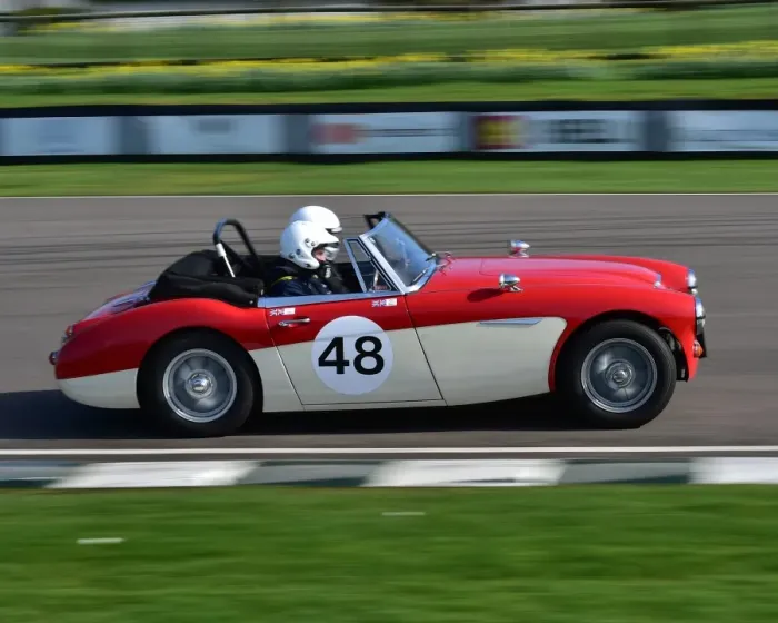 Framed Print : CM17 8794 Paul Auston, David Smithies, Austin Healey 3000 Mk3