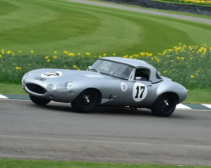 Rights Managed : CM18 0905 Frederic Wakeman, Andrew Smith, Jaguar E-Type, Semi-lightweight Rights Managed : CM18 0905 Frederic Wakeman, Andrew Smith, Jaguar E-Type, Semi-lightweight