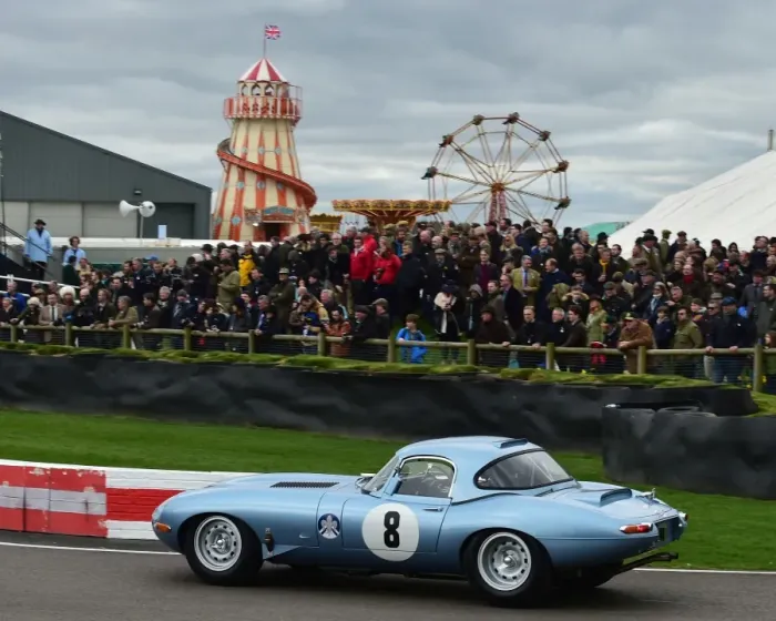 Rights Managed : CM18 0980 John Breslow, Najeeb Khan, Jaguar E-Type, lightweight Rights Managed : CM18 0980 John Breslow, Najeeb Khan, Jaguar E-Type, lightweight