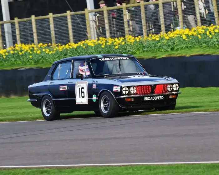 Rights Managed : CM18 2401 Steve Soper, James Wood, Triumph Dolomite Sprint Rights Managed : CM18 2401 Steve Soper, James Wood, Triumph Dolomite Sprint
