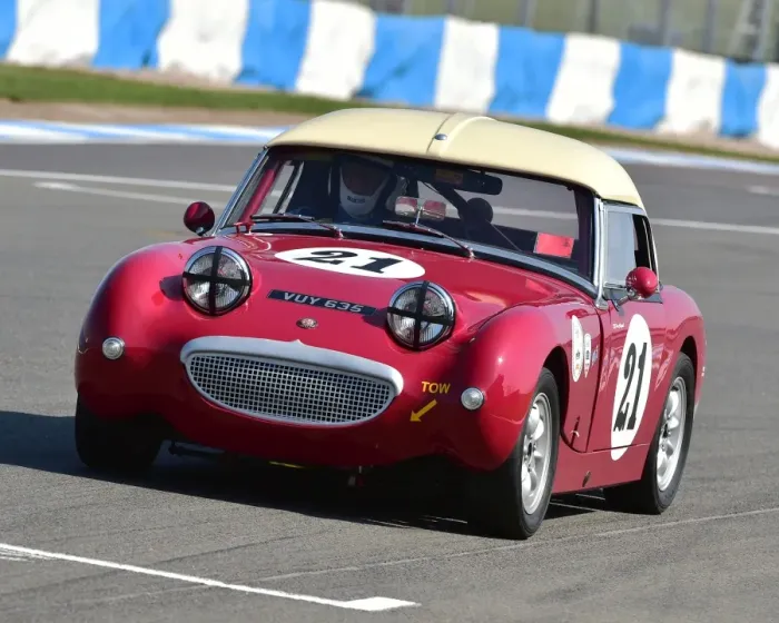 Framed Print : CM18 4443 Peter Chappell, Austin Healey Sprite