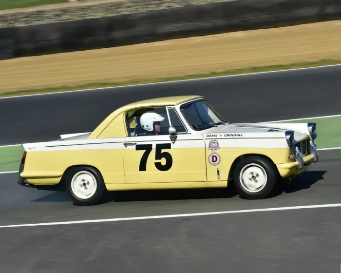 Framed Print : CM18 5518 Julian Grindall, Darryl Davis, Triumph Herald Coupe Framed Print : CM18 5518 Julian Grindall, Darryl Davis, Triumph Herald Coupe