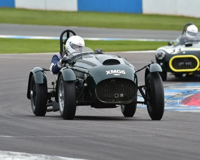 Framed Print : CM19 0394 Patrick Blakeney-Edwards, Martyn Corfield, Frazer Nash Le Mans replica