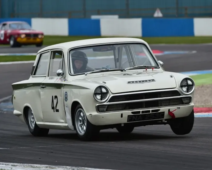 Framed Print : CM19 0643 John Spiers, Ford Lotus Cortina Mk1 Framed Print : CM19 0643 John Spiers, Ford Lotus Cortina Mk1