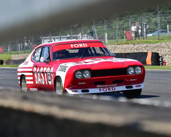 Framed Print : CM19 4071 Ric Wood, Adam Morgan, Ford Capri Framed Print : CM19 4071 Ric Wood, Adam Morgan, Ford Capri