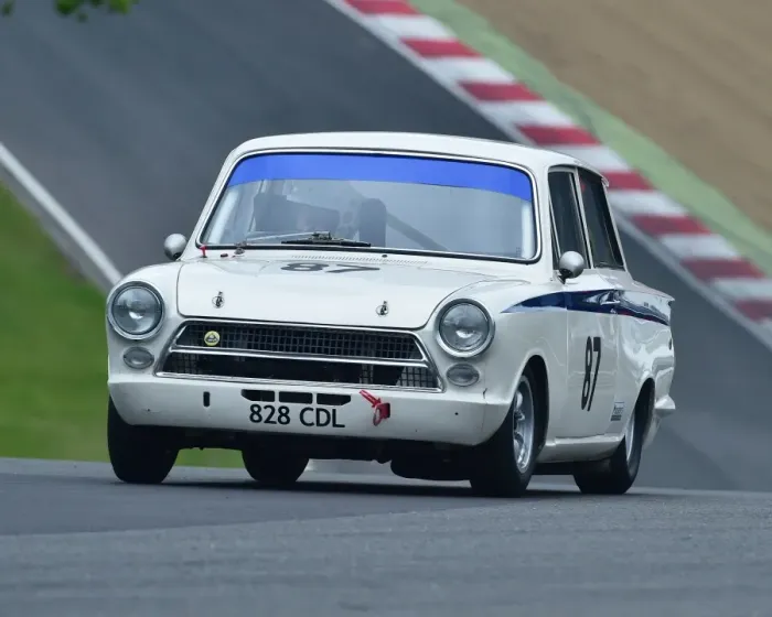 Framed Print : CM19 4186 Carlos Monteverde, Gary Pearson, Ford Lotus Cortina
