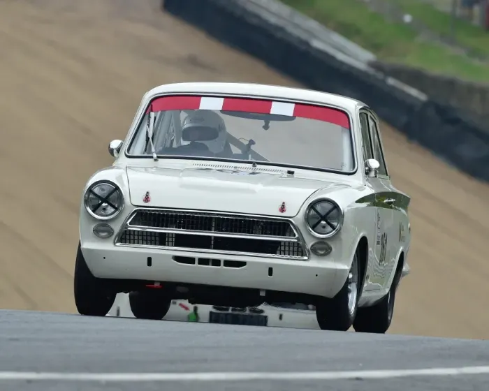 Framed Print : CM19 4226 Geoffrey Letts, Ford Lotus Cortina