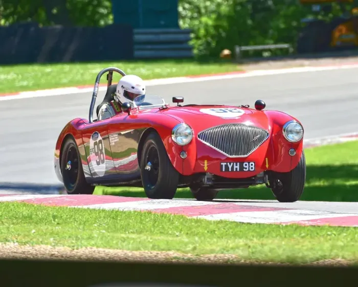 Framed Print : CM19 4460 Nick Matthews, Austin Healey 100-4 Framed Print : CM19 4460 Nick Matthews, Austin Healey 100-4
