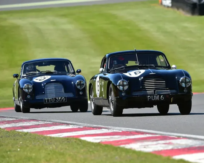 Framed Print : CM19 4543 Chris Jolly, Steve Farthing, Aston Martin DB2, Nick Ruddell, Aston Martin
