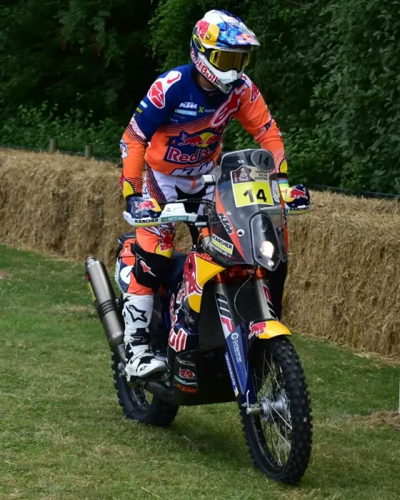 Rights Managed : CM19 9755 Sam Sunderland, KTM 450 Rally replica Rights Managed : CM19 9755 Sam Sunderland, KTM 450 Rally replica