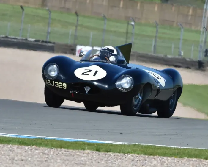 Framed Print : CM2 0703 Harry Wyndham, Jaguar D-Type, ASJ 329