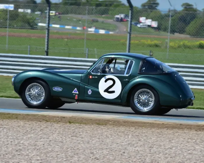 Framed Print : CM2 0706 Arlette Muller, Aston Martin DB3 Coupe Framed Print : CM2 0706 Arlette Muller, Aston Martin DB3 Coupe