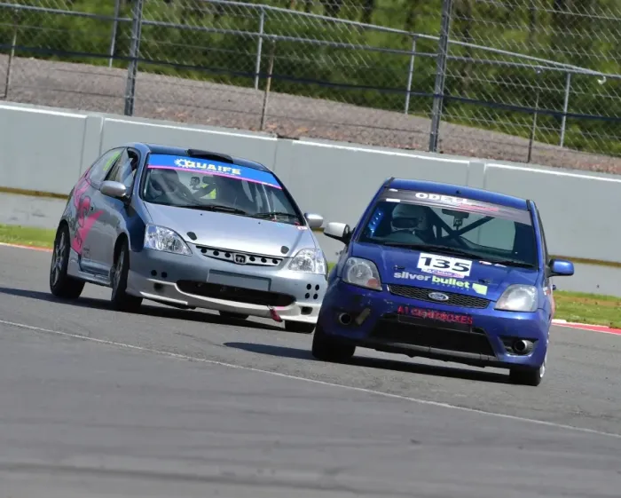Framed Print : CM2 2699 Paul Boulton, Ford Fiesta, Kenny Coleman, Luke Bennett, Honda Civic