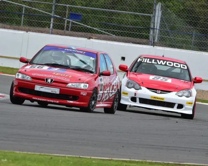 Framed Print : CM2 2782 David Roberts, Shah Irani, Peugeot 306, Nigel Ainge, Honda Integra DC5