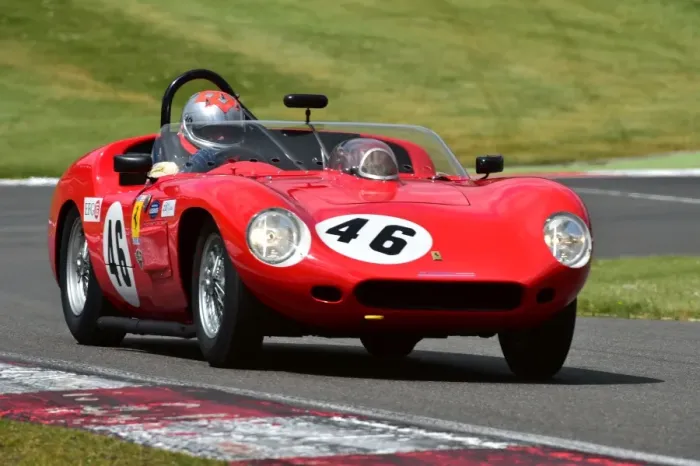 Framed Print : CM2 6509 Bobby Verdon-Roe, Ferrari 246S, Stirling Moss Trophy
