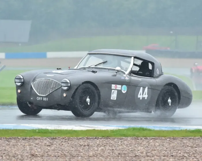 Framed Print : CM2 8891 Mike Thorne, Austin Healey 100M, OFF 801
