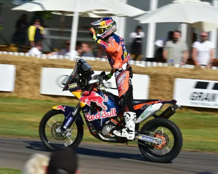Rights Managed : CM20 0079 Sam Sunderland, KTM 450 Rally replica Rights Managed : CM20 0079 Sam Sunderland, KTM 450 Rally replica