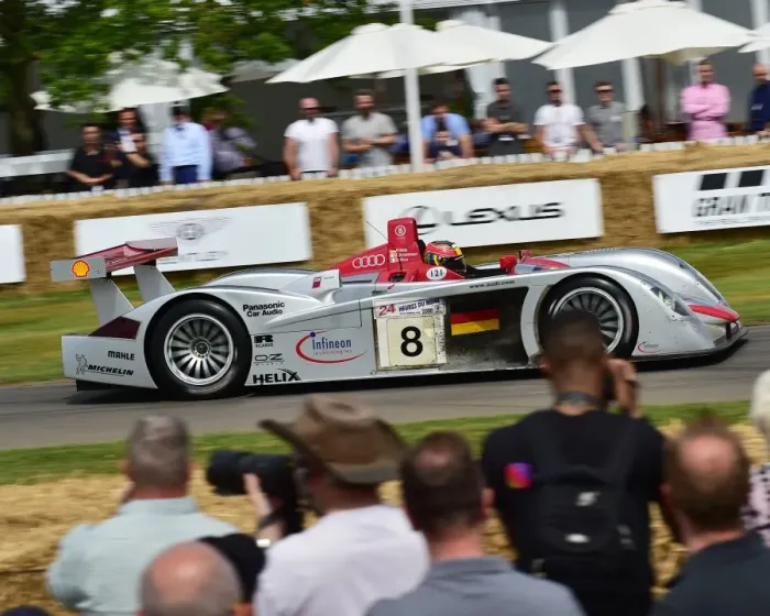 Rights Managed : CM20 0512 Tom Kristensen, Audi R8 Rights Managed : CM20 0512 Tom Kristensen, Audi R8
