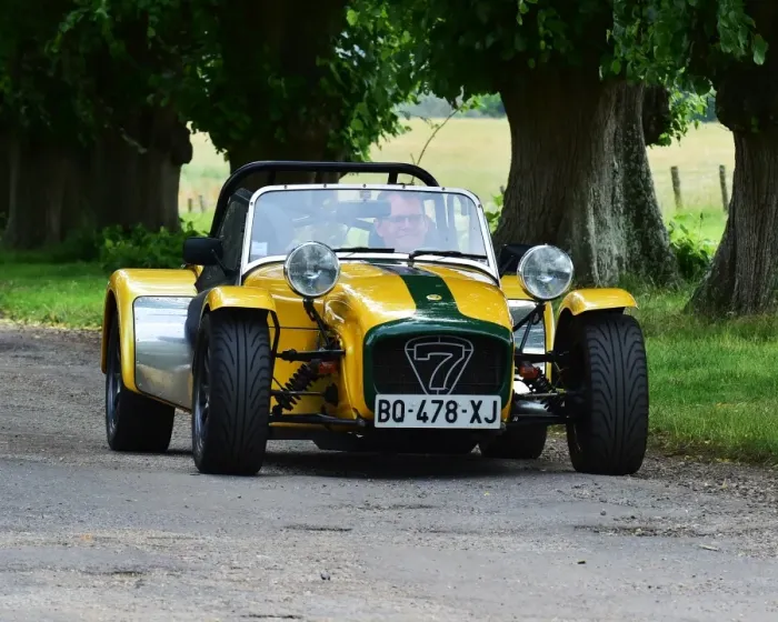 Framed Print : CM20 0806. Lotus 7 Euro Heritage Tour, July 2017 Framed Print : CM20 0806. Lotus 7 Euro Heritage Tour, July 2017