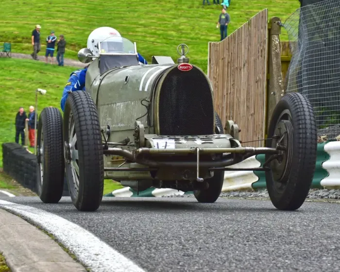 Framed Print : CM20 1127 Chris Hudson, Bugatti T35B