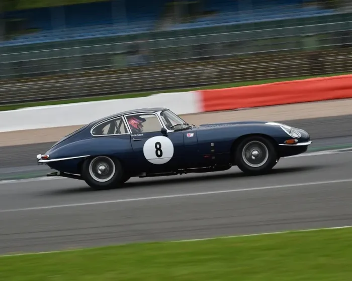 Framed Print : CM20 2366 John Clark, Jaguar E-Type FHC Framed Print : CM20 2366 John Clark, Jaguar E-Type FHC